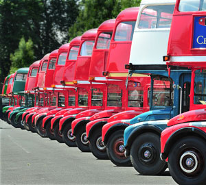 Routemaster bus line up